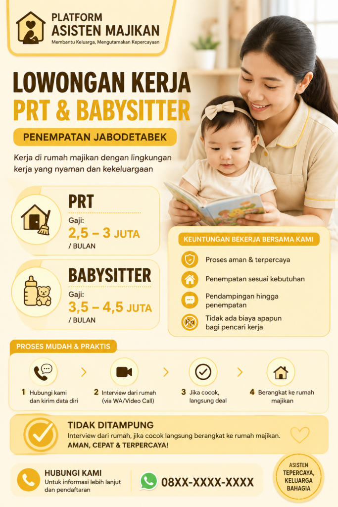 loker prt babysitter jakarta